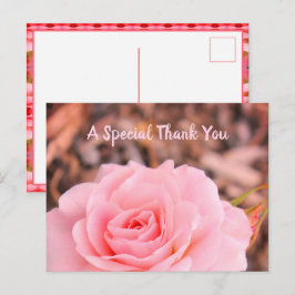 Cartão Postal Imagem de Rosa Floral