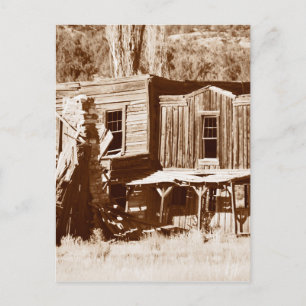 Cartão Postal Imagem de uma cidade fantasma de Utah