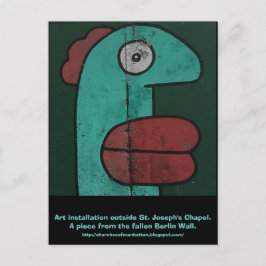 Cartão Postal Imagem do Muro de Berlim