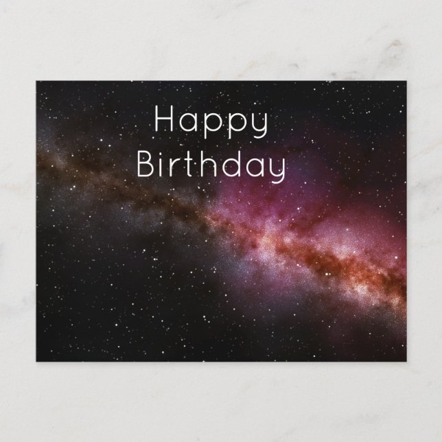 Cartão Postal Imagem do universo (Frente)