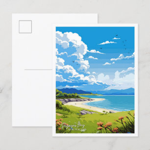 Cartão Postal Imagem do Viagem de Pegasus Bay Nova Zelândia