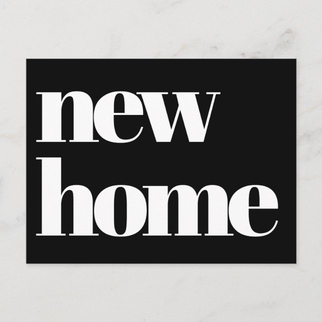 Cartão Postal Imagem moderna Anúncio em movimento (Frente)