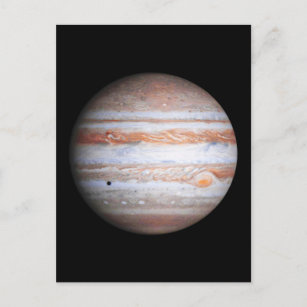 Cartão Postal Imagem reforçada de Júpiter Cassini flyby NASA
