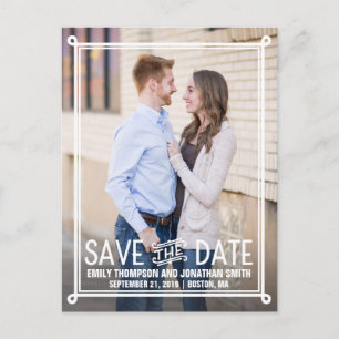 Cartão Postal Imagem Salvar O Cartão-Postal De Data, Foto Retra