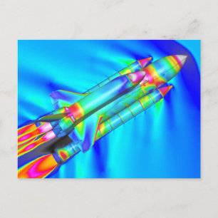 CARTÃO POSTAL IMAGEM TÉRMICA ATLÂNTICA O ESPAÇO ENCERRA