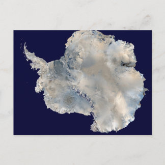 Cartão Postal Imagem viagem de foto-ciência de satélite da Antár