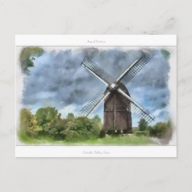 Cartão Postal Imagens da Escandinávia - Sandmöllan, Suecia (Frente)