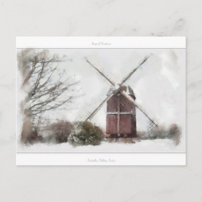 Cartão Postal Imagens da Escandinávia - Sandmöllan, Suecia (Frente)