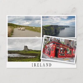Cartão Postal Imagens soltas colidem paisagens da Irlanda