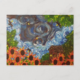 Cartão Postal "Imaginado por Van Gogh", poste card art impressão
