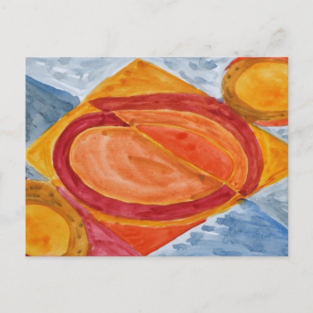 Cartão Postal Imaginando o Sol em um Dia de Chuva (Frente)