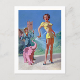 Cartão Postal Imaginative Tales Digest (julho de 1955)