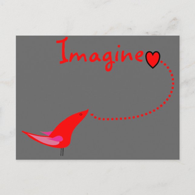 Cartão Postal "Imagine" — John Gifts (Frente)