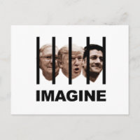 Imagine Trump, McConnell e Ryan atrás de Bares