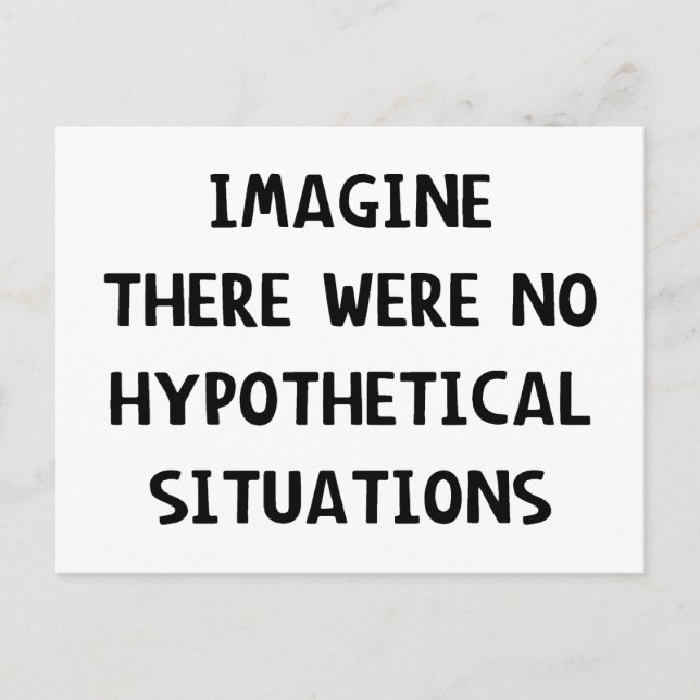 Cartão Postal Imaginem Hipotética (Frente)
