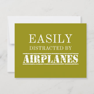 Cartão Postal Imediatamente Distraído Por Piloto Aviador De Aviõ