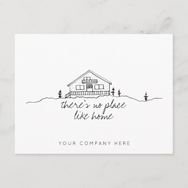 Cartão Postal Imobiliário Cozy Cabine (Frente)