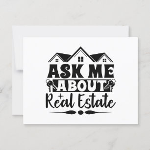 Cartão postal Imobiliário do Marketing de Propried