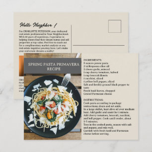 Cartão Postal Imobilizador de Receita Sazonal primavera ou Imobi