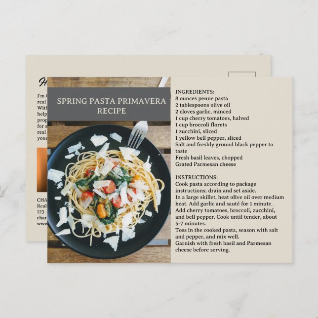 Cartão Postal Imobilizador de Receita Sazonal primavera ou Imobi (Frente/Verso)