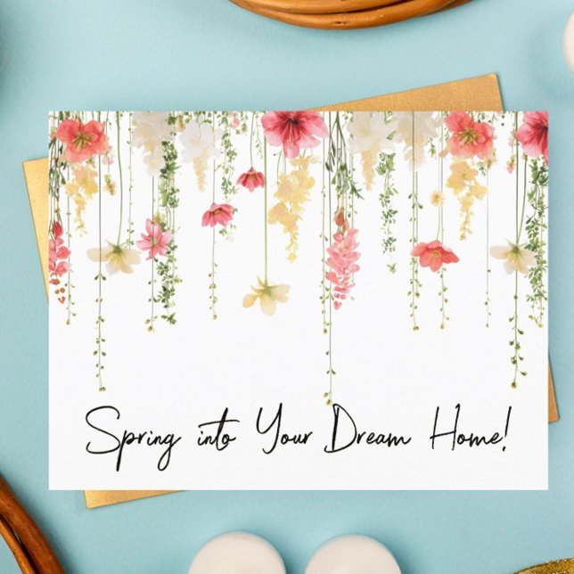 Cartão Postal Imóveis do mercado de primavera (Criador carregado)