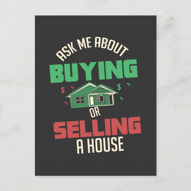 Cartão Postal Imóveis - Pergunte-me (Frente)