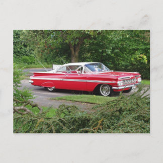 Cartão Postal impala vermelha 1960