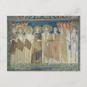 Cartão Postal Imperador Constantine IV concede imunidade fiscal