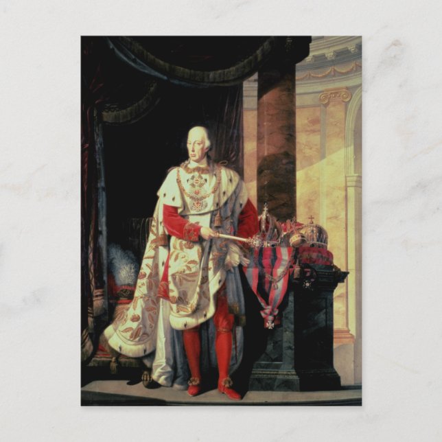 Cartão Postal Imperador Francisco I da Áustria, século XIX (Frente)