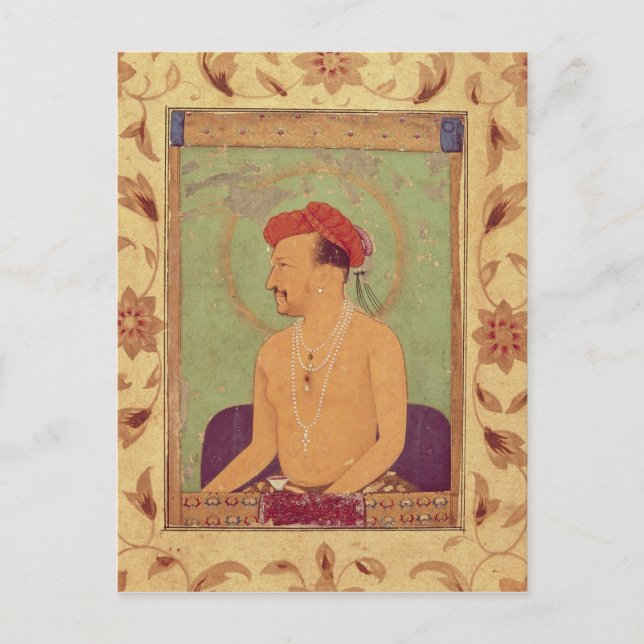 Cartão Postal Imperador Jahangir (Frente)