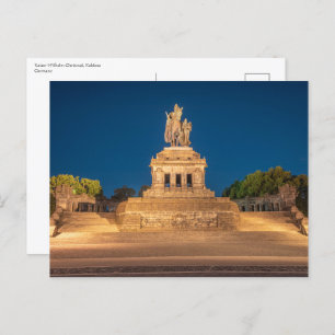 Cartão Postal Imperador William Koblenz