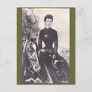 Cartão Postal Imperatriz Elisabeth andando de lado #059SS