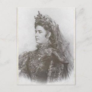 Cartão Postal Imperatriz Elisabeth da Áustria - Sissi 1899 em me