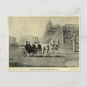 Cartão Postal Imperatriz Elisabeth de Austria- Sissi, Budapeste 