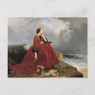 Cartão Postal Imperatriz Eugenia em Biarritz, 1858