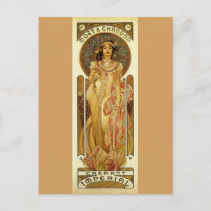 Cartão Postal Imperial Champagne - Art Nouveau