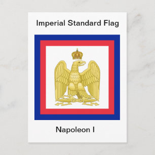 Cartão postal Imperial Standard Flag of Napoleon I