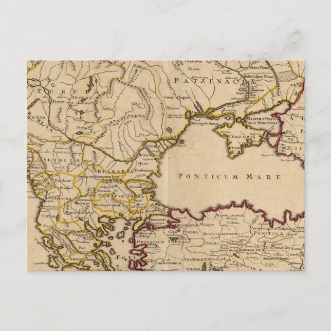 Cartão Postal Império Bizantino (Frente)