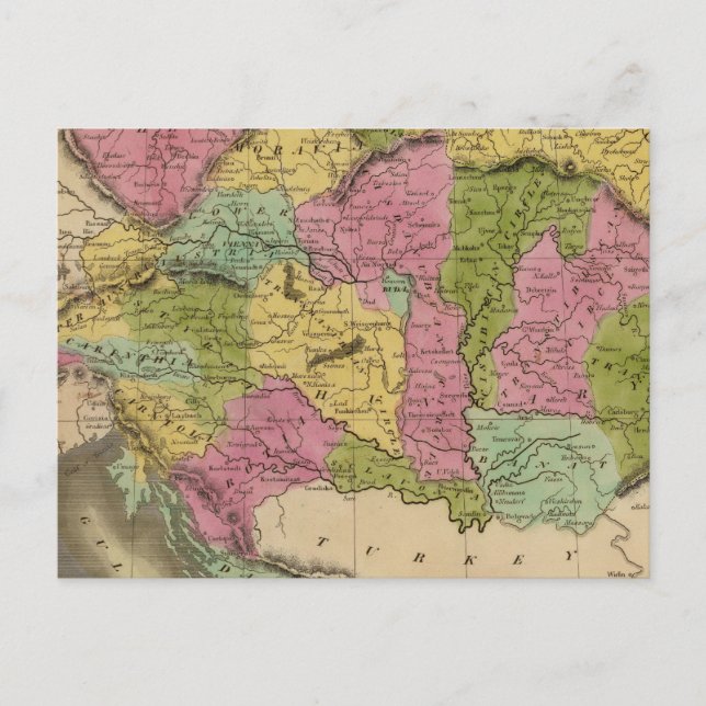 Cartão Postal Império da Áustria (Frente)