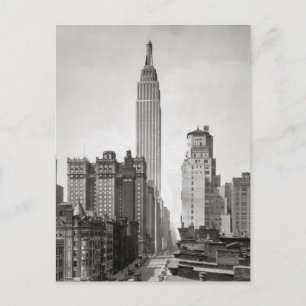 Cartão Postal Império do Estado & Centro de Manhattan, 1931