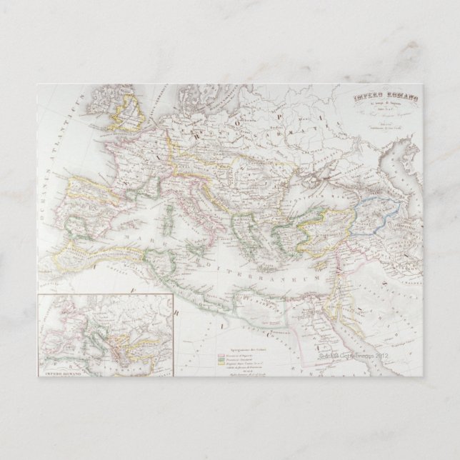 Cartão Postal Império Romano (Frente)