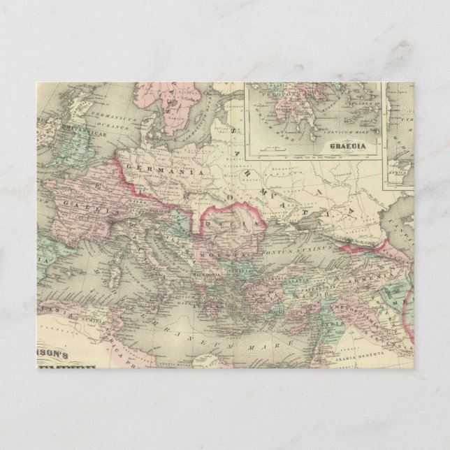 Cartão Postal Império Romano na Época do Cristo (Frente)