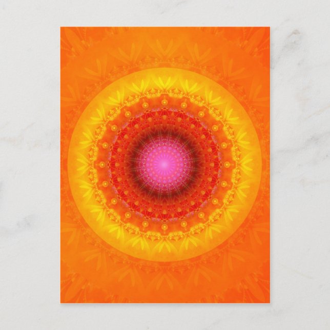 Cartão Postal Implantação de Mandala criada por Tutti (Frente)
