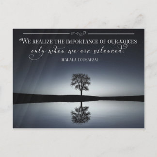 Cartão Postal Importância Das Nossas Vozes