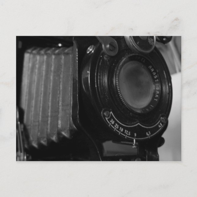 Cartão Postal Impressão Clássico da Câmera (Frente)
