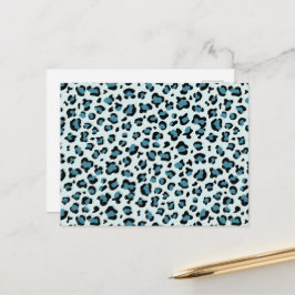 Cartão Postal Impressão de leopardo, manchas de leopardo, leopar
