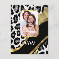 Impressão de leopardo preto e dourado