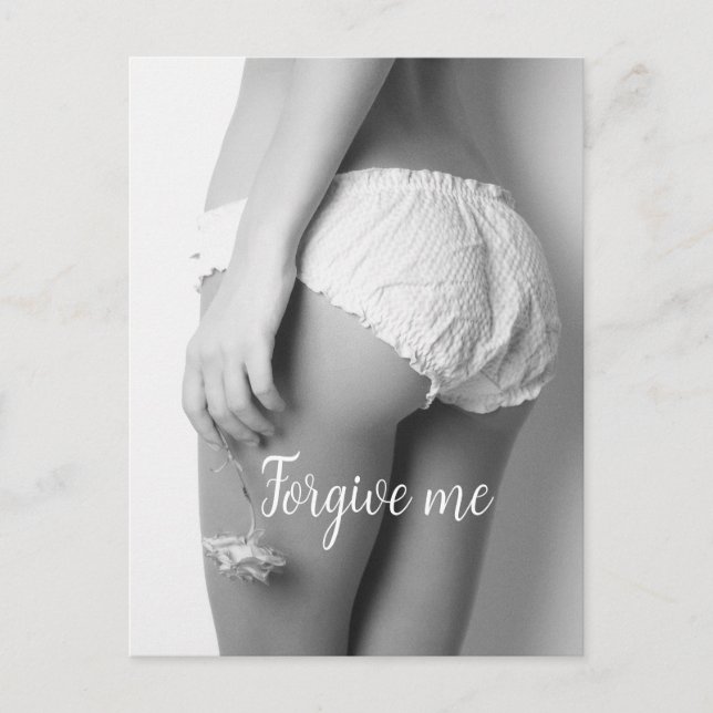 Cartão Postal Impressão de Menina Flor (Frente)