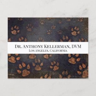 Cartão Postal Impressão de Paw