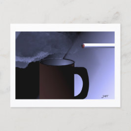 Cartão Postal Impressão de postal de Cafeína e Nicotina por JHT